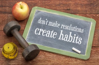 don't make resolutions create habits 