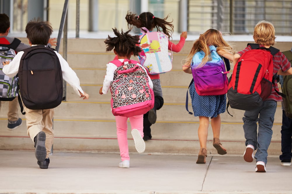 kids headed back to school
